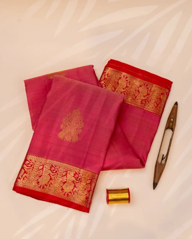 PURE HANDLOOM KANCHI SAREE