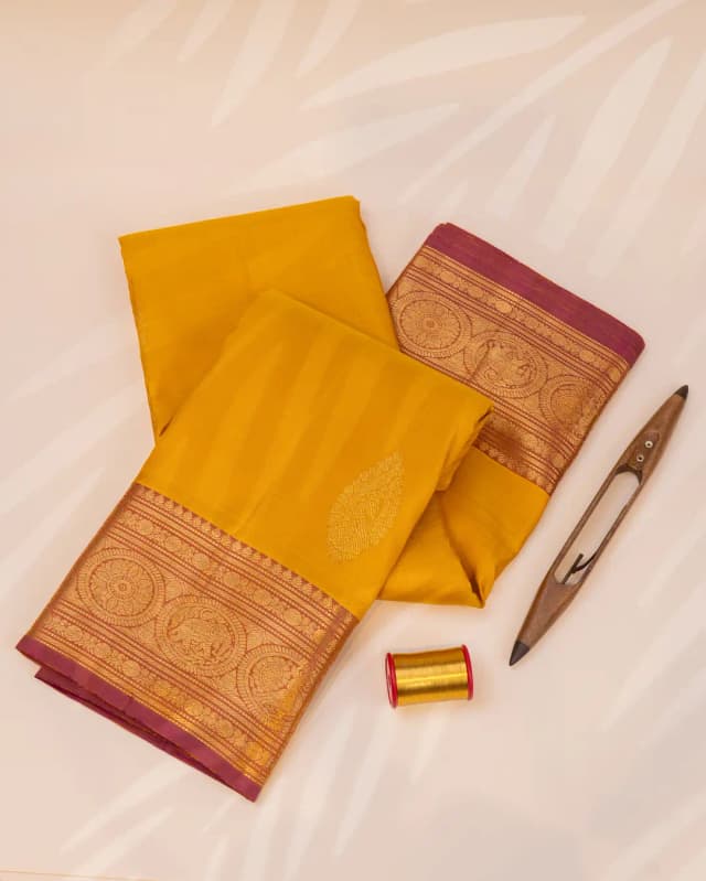 PURE HANDLOOM KANCHI SAREE